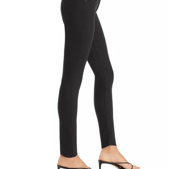 MOTHER The Looker Black Skinny Jeans with Stretch - Picture 3 of 7